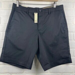 Banana Republic Men's Black Shorts Core Temp Short 9" 33 golf travel neutral